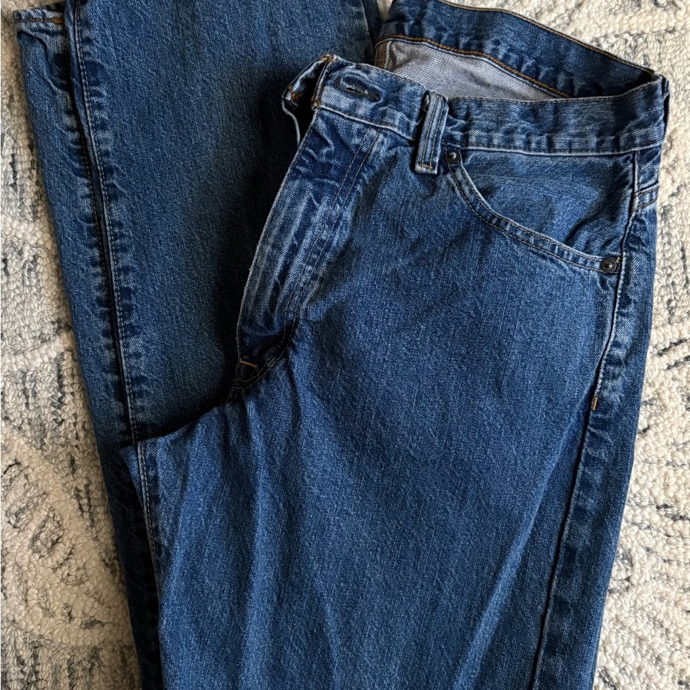 Ralph Lauren Double RL Blue Relaxed Jeans - Picture 3 of 4